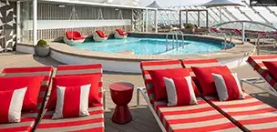 Celebrity Beyond Retreat Sundeck and lounge chairs