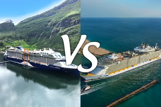 comparison of Celebrity Vs. Royal Caribbean