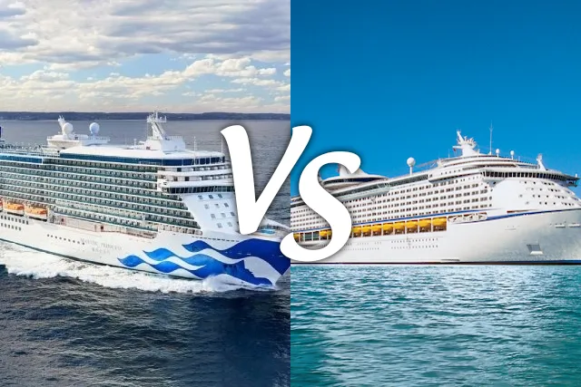 on this image Princess vs. Royal Caribbean cruise