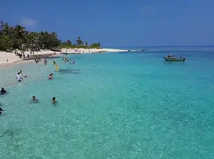 Image of a mystery island in the South Pacific