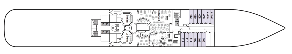 Silversea Silver Spirit Deck Plans Deck 4