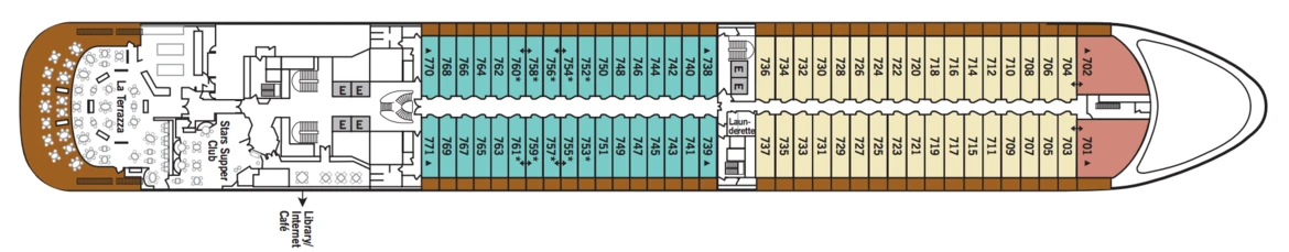 Silversea Silver Spirit Deck Plans Deck 7