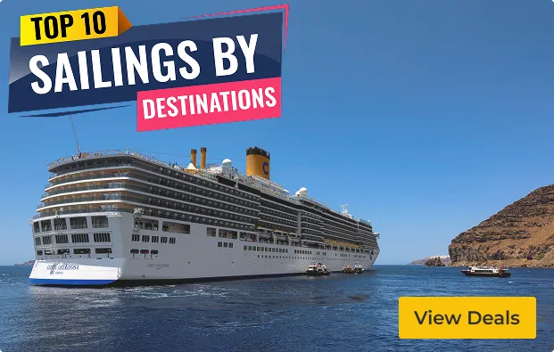 Top 10 Sailings By Destinations