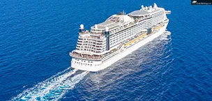 Caribbean cruise in Sea
